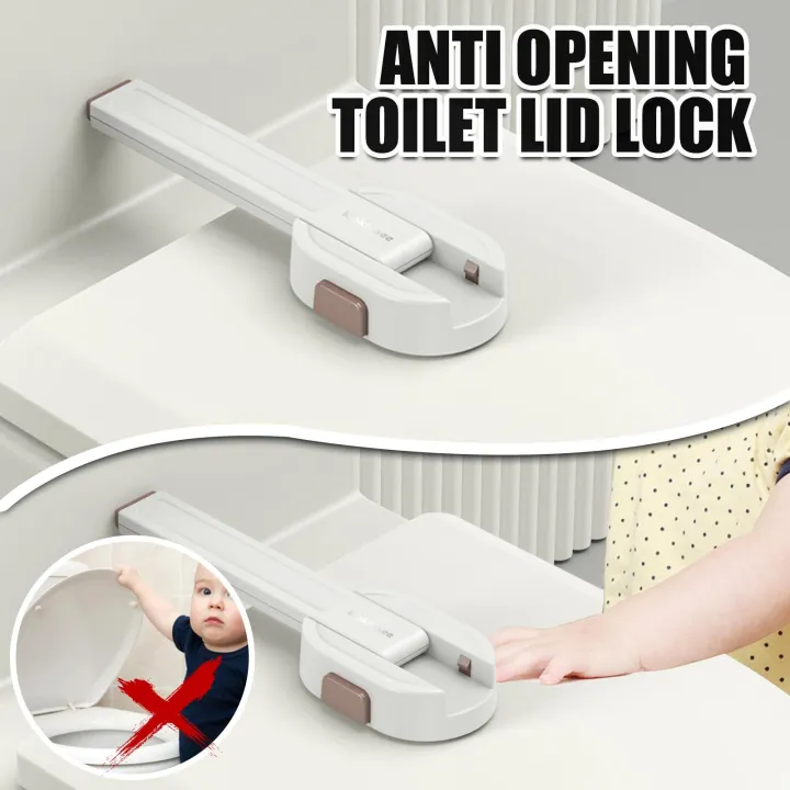 Antiopening Toilet Lid Lock Child Safety Care Lock Toilet Lock Buckle