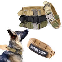 Tactical  Dog Collar Military Adjustable Duarable Nylon German Shepard For Medium Large Walking Training  Accessories