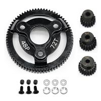 Hardened Steel 48P Spur Gear with Pinion Gear for Traxxas Slash 2WD Bandit Rustler Drag Slash Parts