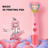 Balala the Fairies 3D Printing Pen for Kids Low Temperature 3D Drawing Pen for Children With Voice Free PCL Filament Smart Toys