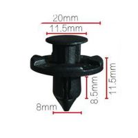 【CW】❁♙✾  20/50pcs Push-Type Retainer Rivet Car Fastener for Infiniti 01553-09321 8mm Hole Plastic Retaining Clip