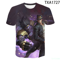 New Summer Summer Jojo Bizarre Adventure 3D T Shirts Casual Streetwear Boy Girl Kids Fashion Men Women Children Printed T-shirt Tops Tee fashion versatile t-shirt