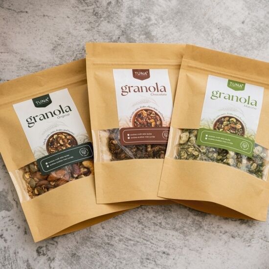 Combo 120g x5 vị granola ngũ cốc ăn kiêng không đường by tuna - ảnh sản phẩm 8