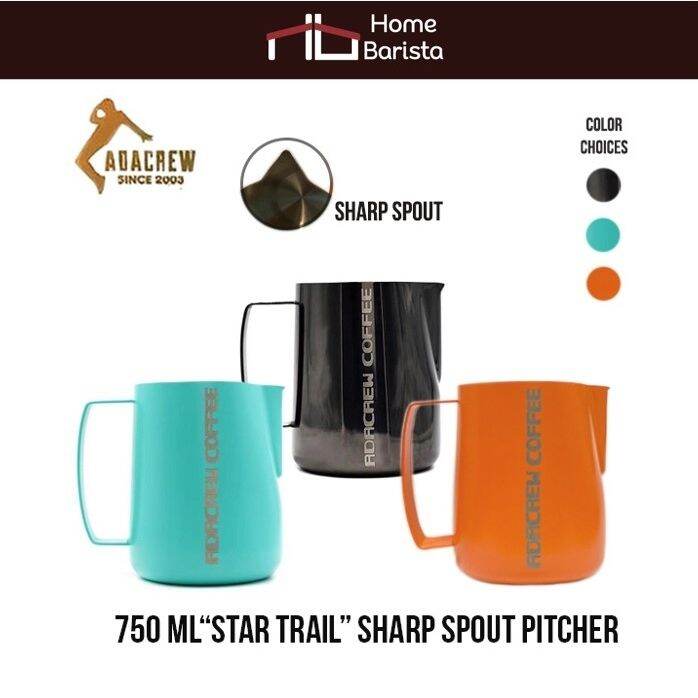 Milk Pitcher เหยือกสตีมนม Ada Crew “Star Trail” (Sharp Spout) 750ml