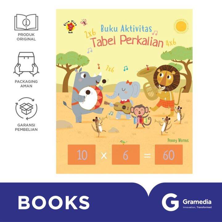 Buku Aktivitas: Tabel Perkalian | Lazada Indonesia