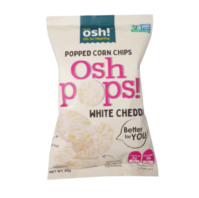 OH SO HEALTHY OSH POPS! POPPED CORN CHIPS WHITE CHEDDAR FLAVOR | Lazada PH