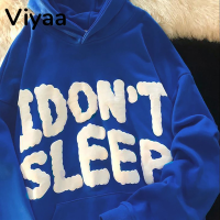 Viyaa เสื้อฮู้ด เสื้อแขนยาวอบอุ่น หลวมและสบาย น่ารัก ทันสมัย นุ่มนวล สบายๆ CT112304 41Z231012