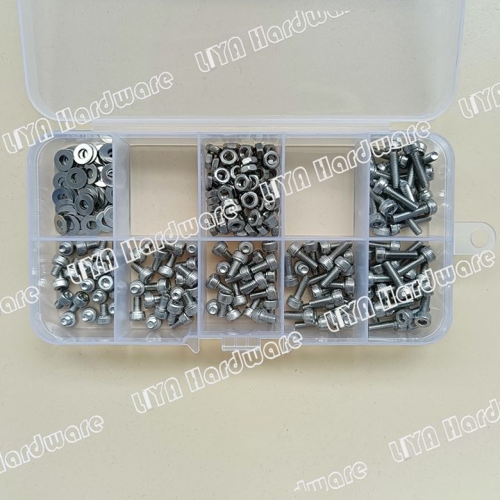 250-pcs-set-din912-m1-6-m2-m2-5-m3-304-stainless-steel-hexagon-soket-kepala-topi-sekrup-sepeda-baut-hex-bermacam-macam-mix-kit