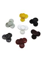 【cw】 10Pcs Round Plastic Cover Panel hole plug drilling screw furniture theft door