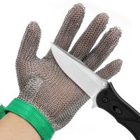 1PCS Stainless Steel Ring Mesh Gloves Anti Cut Knife Resistant Chain Mail Hand Protection Kitchen Butcher Glove