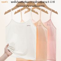 zdfbnzdgnb เสื้อในเด็ก มีสีชมพู สีผิวและสีขาว，เสื้อชั้นในเด็กผู้หญิง ต้านเชื้อแบคทีเรียที่ระบายอากาศได้，เสื้อซับใน เด็ก หญิง เหมาะสำหรับอายุ 8