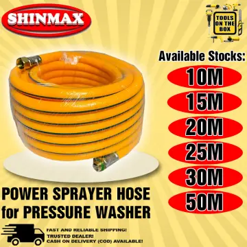 HANDYMAN Pressure Washer Power Sprayer Hose 8.5MM 10M-50M Kawasaki Type Power  Washer Hose For Car Wash