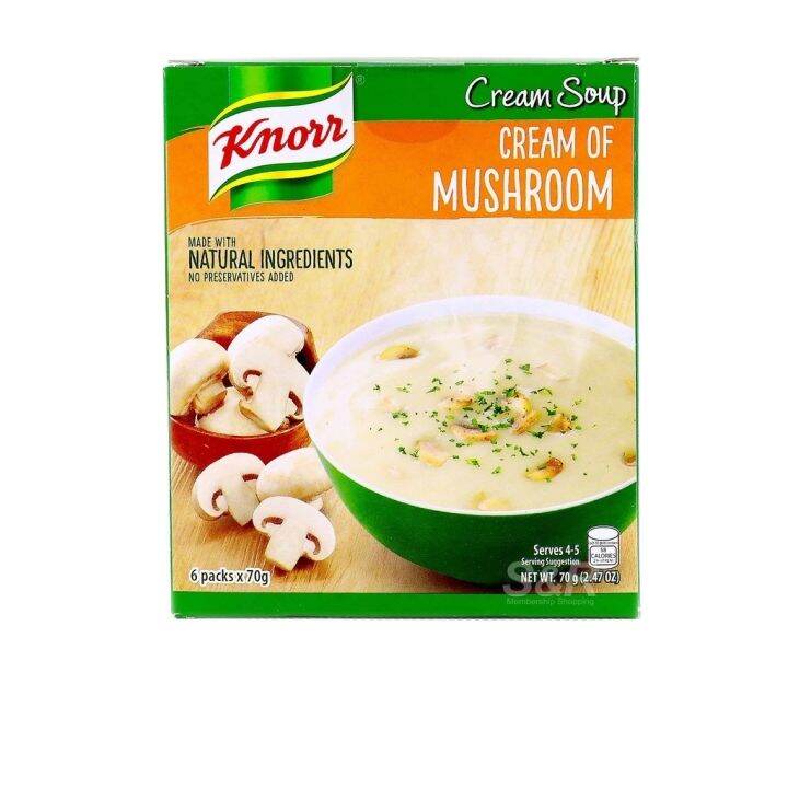 Knorr Cream of Mushroom Soup 6pcs Lazada PH