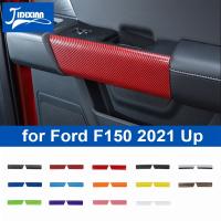 JIDIXIAN ABS ภายในรถด้านหลังประตู Grab Handle ตกแต่งสำหรับ Ford F150 2021 2022 2023 Up รถอุปกรณ์เสริม