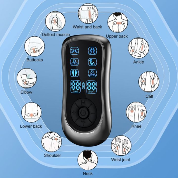 เครื่องกระตุ้นกล้ามเนื้อ-ems-แบบชาร์จไฟได้เครื่อง-usb-คลื่นความถี่ต่ำพัลส์ผ่อนคลายร่างกายนวดไมโครอุปกรณ์บรรเทาความเจ็บปวด