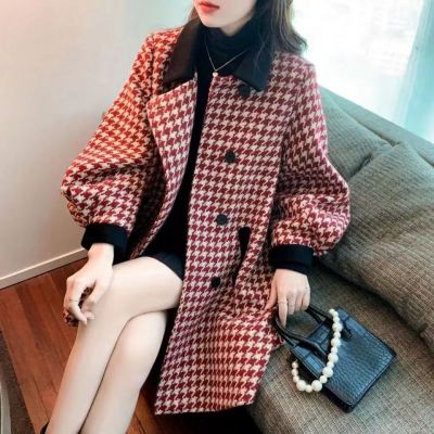 [COD] thick woolen coat womens winter 2022 new mid-length high-quality man