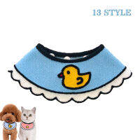 Cute Saliva Triangle Scarf Cat Bib Scarf Teddy Ornaments Easy To Clean Four Seasons General Products Collar Gato