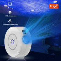 Tuya Smart Starry Sky Projector Night Light Star Galaxy Lamp APP Wireless Control Work With Alexa Home Room Decor