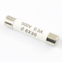 BS1362 RO58 20ชิ้น6มม. X 30มม. ฟิวส์เซรามิกแบบระเบิดเร็ว500V F 0.5A 10A 6*30มม.