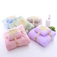 Coral Fleece Bathroom Towels for Adults Grey Pink Purple Bath Face Towel