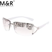 WANG Diamond Fashion Steampunk Sunglasses Women Y2K Cycling Sports Punk Goggle Luxury Designer Sun Glasses Men Diamond Eyewear