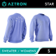 Aztron Star Sweater เสื้อกันหนาว เสื้อกันลม สเวตเตอร์ เสื้อแขนยาว เนื้อผ้า Cotton ผสม Polyester