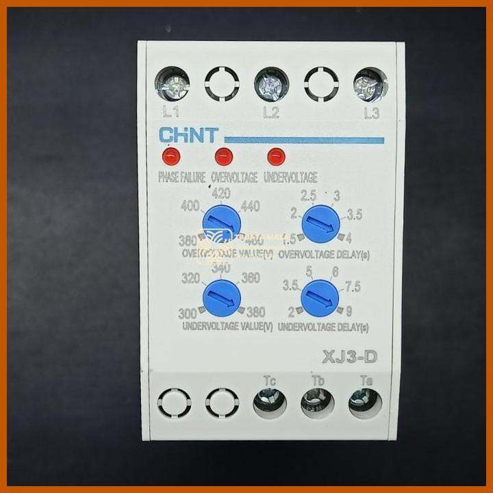 PHASE FAILURE RELAY CHINT XJ3D CHINT XJ3D 308V AC OVER UNDER VOLTAGE