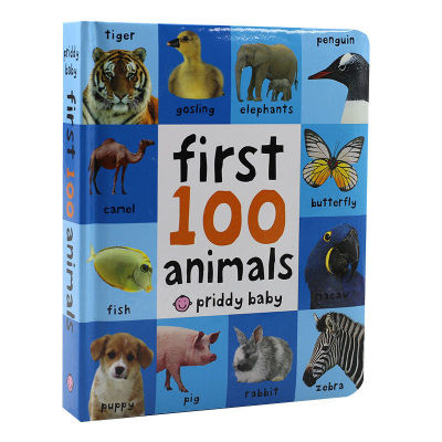 First 100สัตว์ภาษาอังกฤษOriginalความรู้เกี่ยวกับสัตว์100คำเด็กภาษาอังกฤษElementaryบทนำ1-3ปีเด็กBabตรัสรู้สมุดวาดภาพระบายสีสำหรับเด็กกระดานภาพBook Roger Pulidy
