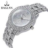 Diamond gold fashion watch full of stars round dial ladies watch rhinestone steel band quartz watch