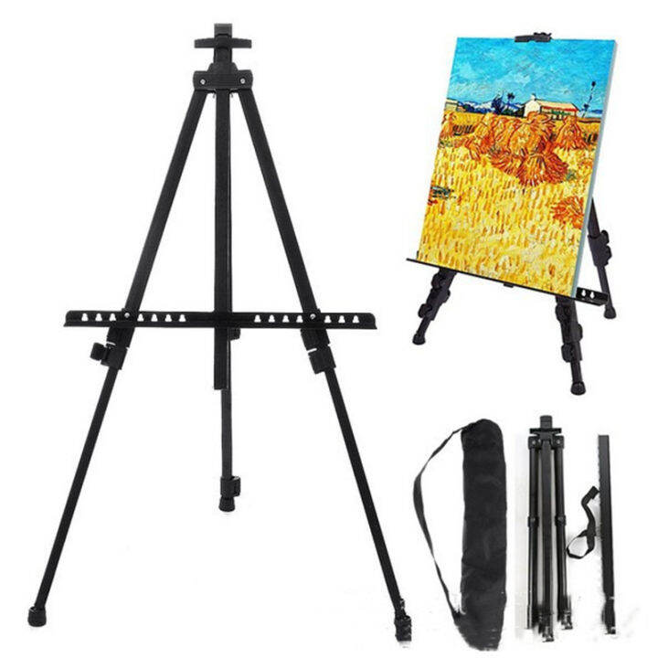 Portable Adjustable Metal Sketch Easel Stand Foldable Travel Easel Aluminum  Alloy Easel Sketch Drawing For Artist