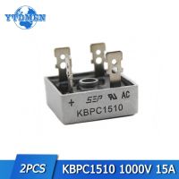 【cw】 KBPC1510 Rectifier Phase 15A 1000V Component Rectifiers kit 2pcs/lot ！