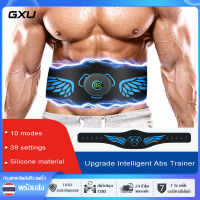 【GXU】เข็มขัดอุปกรณ์ฝึกกล้ามท้องกระตุ้นกล้ามเนื้อ EMS หมึกพิมพ์ Pelangsing Badan ลดน้ำหนักหน้าท้องฟิตเนสยิมที่บ้านใช้ได้ทั้งชายและหญิง