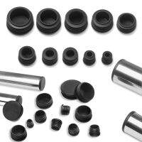 ❄✽ 10Pcs Round Steel Pipe Plastic Hole Plug Insert End Cap Furniture Chair Leg Cover Metal Tubing Alloy Ladder Glide Protection