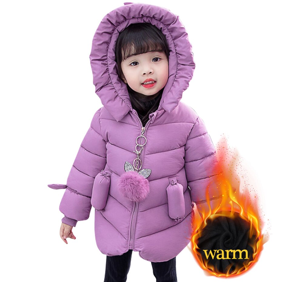 Kids Girls Faux Fur Thick Jacket Snowsuit Warm Cardigan Shaggy Coat Outwear KK 