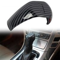 Car Gear Shift Knob Head Cover Trim Parts Component for 2008 2009 2010 2011 2012 2013 - ABS Carbon Fiber