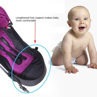 KELANSI อุปกรณ์รถเข็นสีดำสบายรองรับที่วางเท้าสำหรับรถเข็นเด็กทารก,ที่เหยียบยืดได้แป้นเหยียบรถเข็นเด็กที่วางเท้า