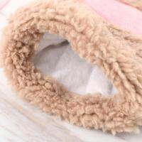 Hot Selling 1Pair Winter Warm Fingerless S Lovely  Fluffy Bear Cat Plush Paw Claw Half Finger S Mitten Women Girls Warm Gift