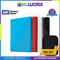 WD 1TB/2TB ฮาร์ดไดรฟ์ภายนอกแบบพกพาหนังสือเดินทางของฉันพร้อมซอฟต์แวร์สำรองข้อมูลและการป้องกันรหัสผ่าน