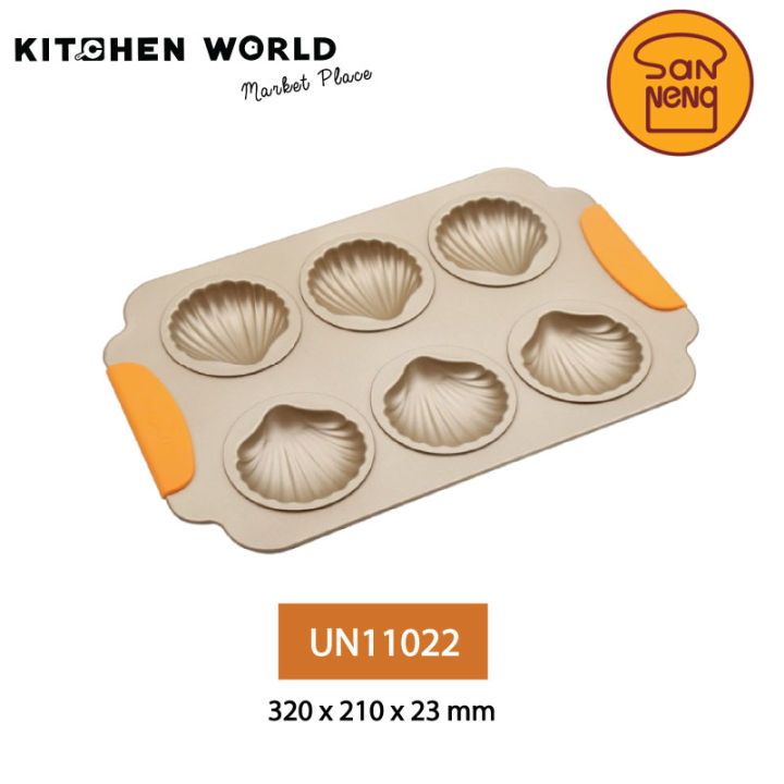 san-neng-un11022-6-links-shell-cake-mould-n-stick