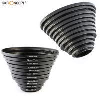 K F Concept 11pcs 26 82mm DSLR Camera Metal Step Up Ring Lens Filter Stepping Adapter Kit Hot Sale free shipping