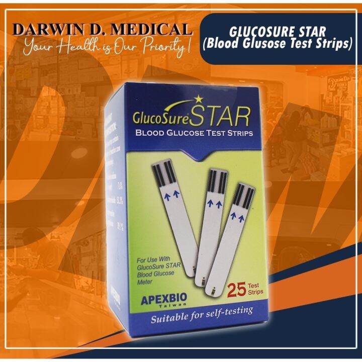 GLUCOSURE STAR (Blood Glucose Test Strips) Lazada PH
