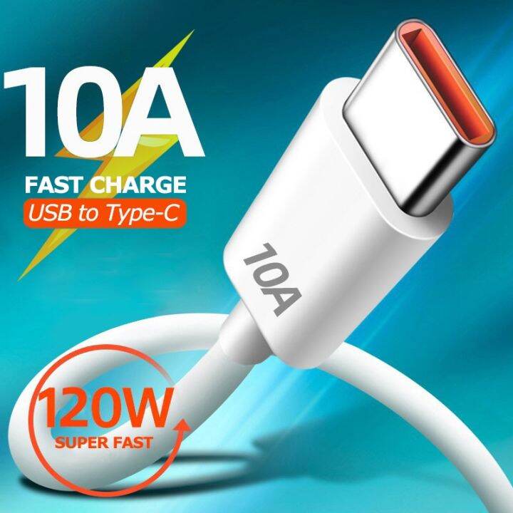 chaunceybi-10a-type-c-fast-charging-cable-for-usb-type-c-typec-data-cord-120w