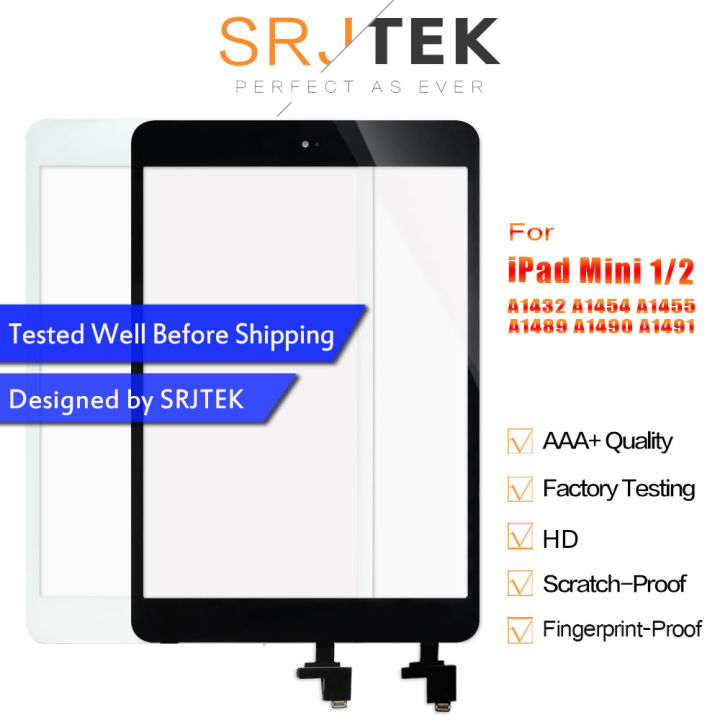 For ipad Mini 1 Display Touch Screen For iPad Mini 2 LCD Touch A1432 A1454 A1455 A1489 A1490 A149 Digitizer Front Glass Panel