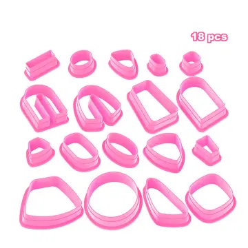 21PCS Polymer Clay Cutters Set Earring Jewelry Cutting Mold Tool