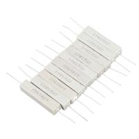 10 Pcs Fixed Ceramic Cement Resistors 15 Ohm 10W Watt 5%