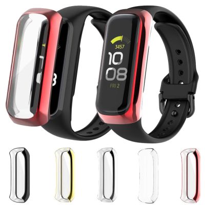 ✟卍 TPU poszycie etui na zegarek do Samsung Galaxy Fit2 Fit 2 SM-R220 osłona ochronna Smartwatch odporna na wstrząsy osłona pełnoekranowa