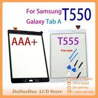 9.7  "ระบบสัมผัสเหมาะสำหรับ Samsung Galaxy Tab A T550หน้าจอสัมผัสดิจิไทเซอร์ที่เหมาะกับ Samsung T550 T555 SM-T555 SM-T550จอสำรอง