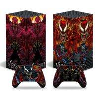 เคสสติกเกอร์รูปลอกอะนิเมะสตาร์วอร์ส Venom สำหรับคอนโซล Xbox Series S และตัวควบคุม2สกินไวนิลอุปกรณ์เกม