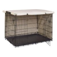 2X Dog Crate Cover Oxford Cloth Pet Kennel Cover Universal Fit for 36 Inches Wire Dog Crate