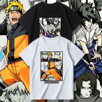 【HOT】Hot saleSummer new style 100% cotton short-sleeved t-shirt male teenager student Naruto Naruto Kakashi clothes trendy 100%cotton